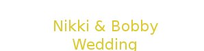 Nikki Landry Bobby Auge Wedding